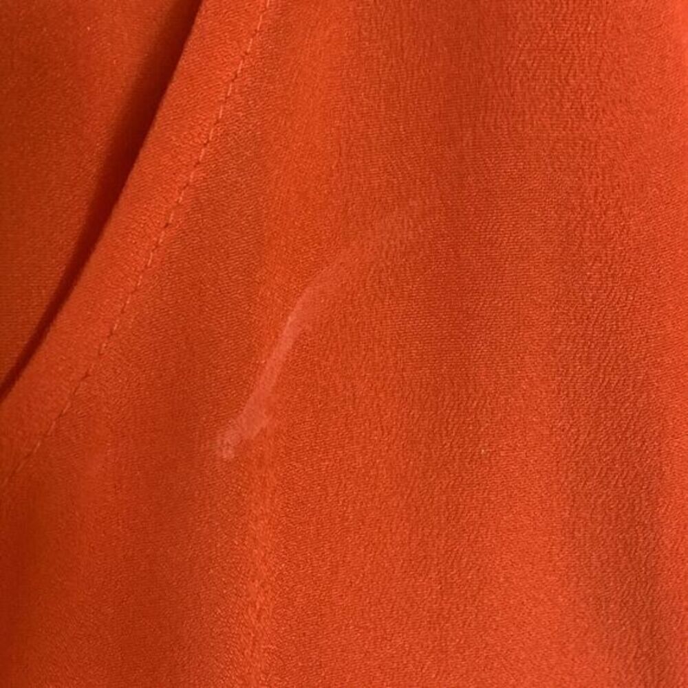 Express Keyhole Color Block Orange Beige Shift Dress Women’s Sz XS - Picture 3 of 4
